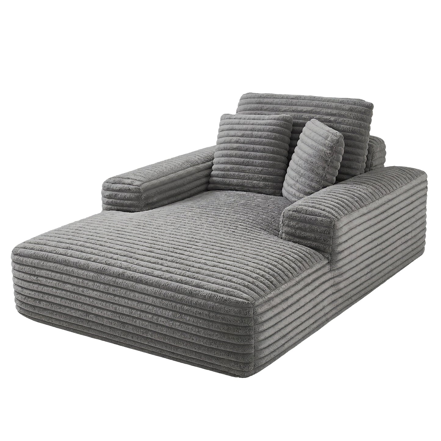 Marina Sofa Bed Lounge Chair Recliner Couch Reading Chairs Sleeper Cloud Sofas - Grey
