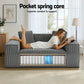 Marina 2 Seater Sofa Loveseat Sofas Bed Couch No Assembly Corduroy Small Couches Apartement - Grey