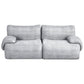Magnolia 2 Seater Sofa Modular Sectional Sofas Couch Bed No Assembly Living Room - Grey