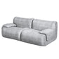 Magnolia 2 Seater Sofa Modular Sectional Sofas Couch Bed No Assembly Living Room - Grey