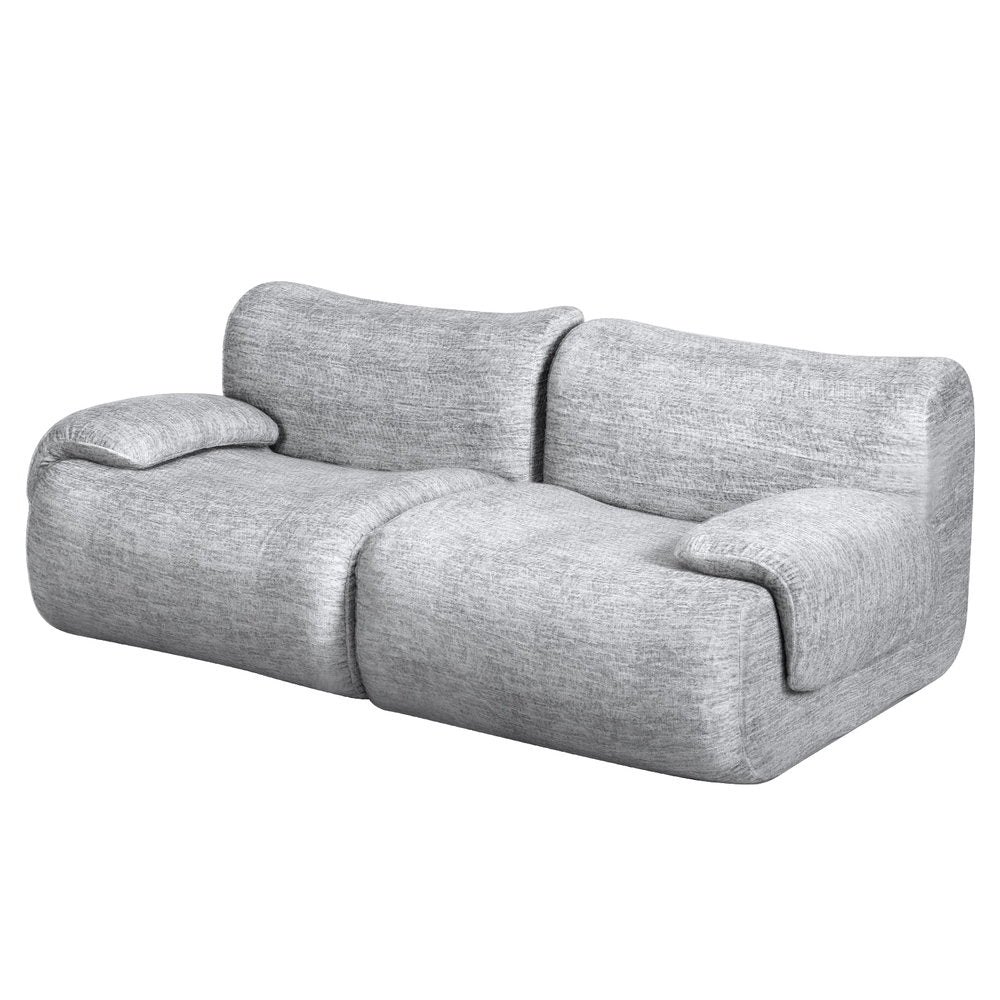 Magnolia 2 Seater Sofa Modular Sectional Sofas Couch Bed No Assembly Living Room - Grey