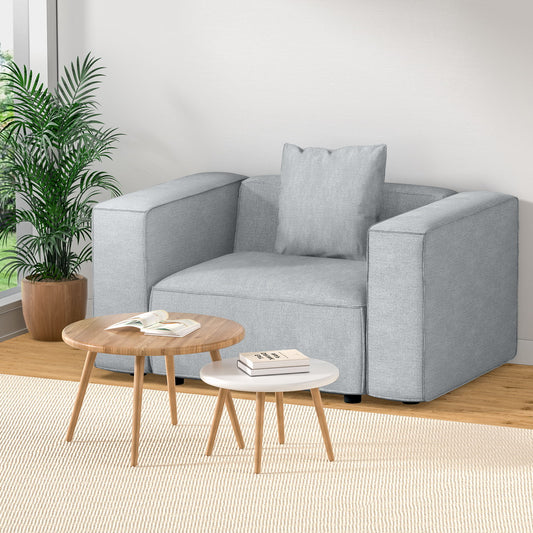 Mckenzie Modular Sofa Chaise Set - Grey