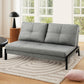 Mostar 2-Seater Sofa Bed Folding Convertible Couch Recliner Lounge Chair - Grey
