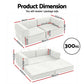 Melody 2 Seater Convertible Folding Sofa Bed - White