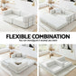 Melody 2 Seater Convertible Folding Sofa Bed - White