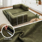 Mattea 2 Seater Convertible Folding Sofa Bed - Green