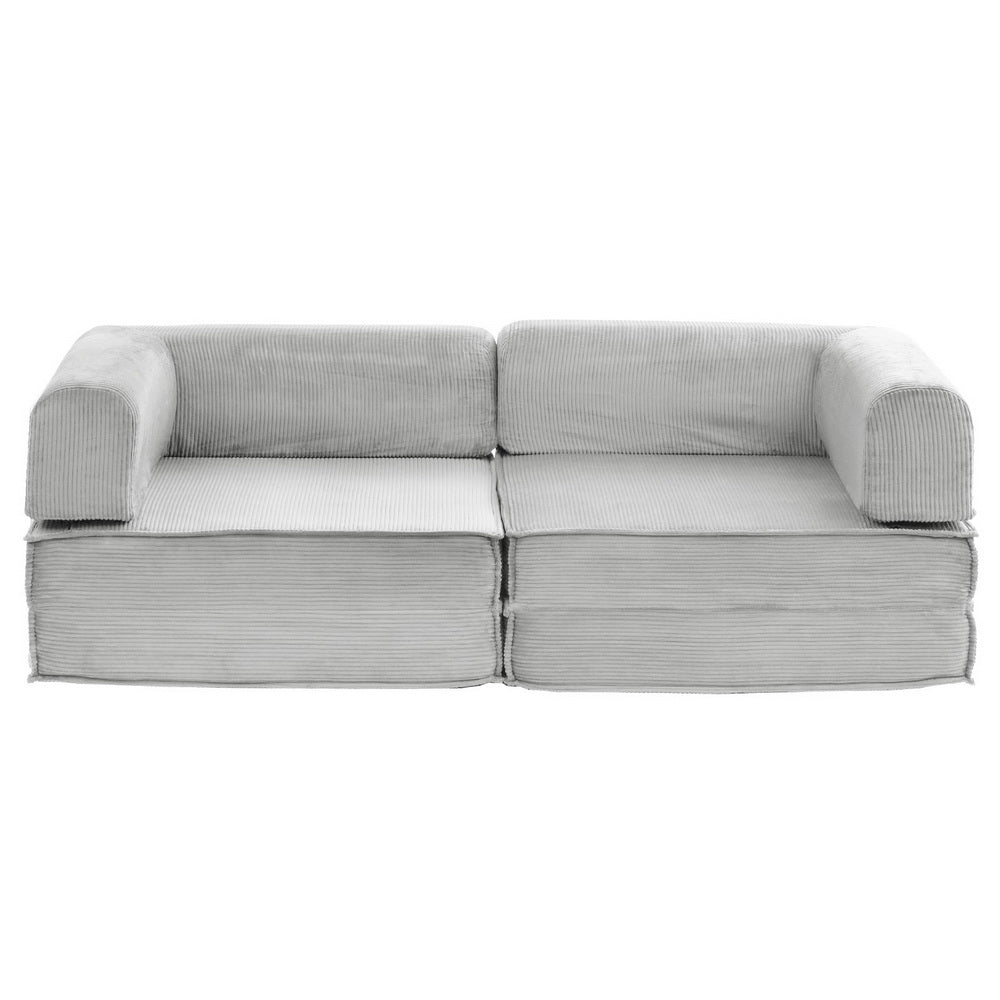 Mattea 2 Seater Convertible Folding Sofa Bed - Grey