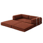 Melody 2 Seater Convertible Folding Sofa Bed - Orange