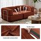Melody 2 Seater Convertible Folding Sofa Bed - Orange