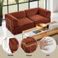 Melody 2 Seater Convertible Folding Sofa Bed - Orange