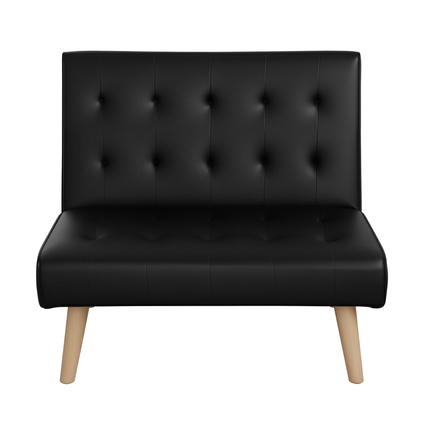 Marinae Sofa Bed Couch Lounge Fabric - Black