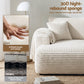 Metis 3 Seater Modular Sofa Bed Sectional Boneless Couches- White