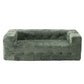 Melantha 2 Seater Comfort Boneless Sofa for Living Room Luxury Chenille - Green