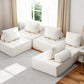 Moritz Floor Sofa Lounge Chair 5 Seater with Pillow
