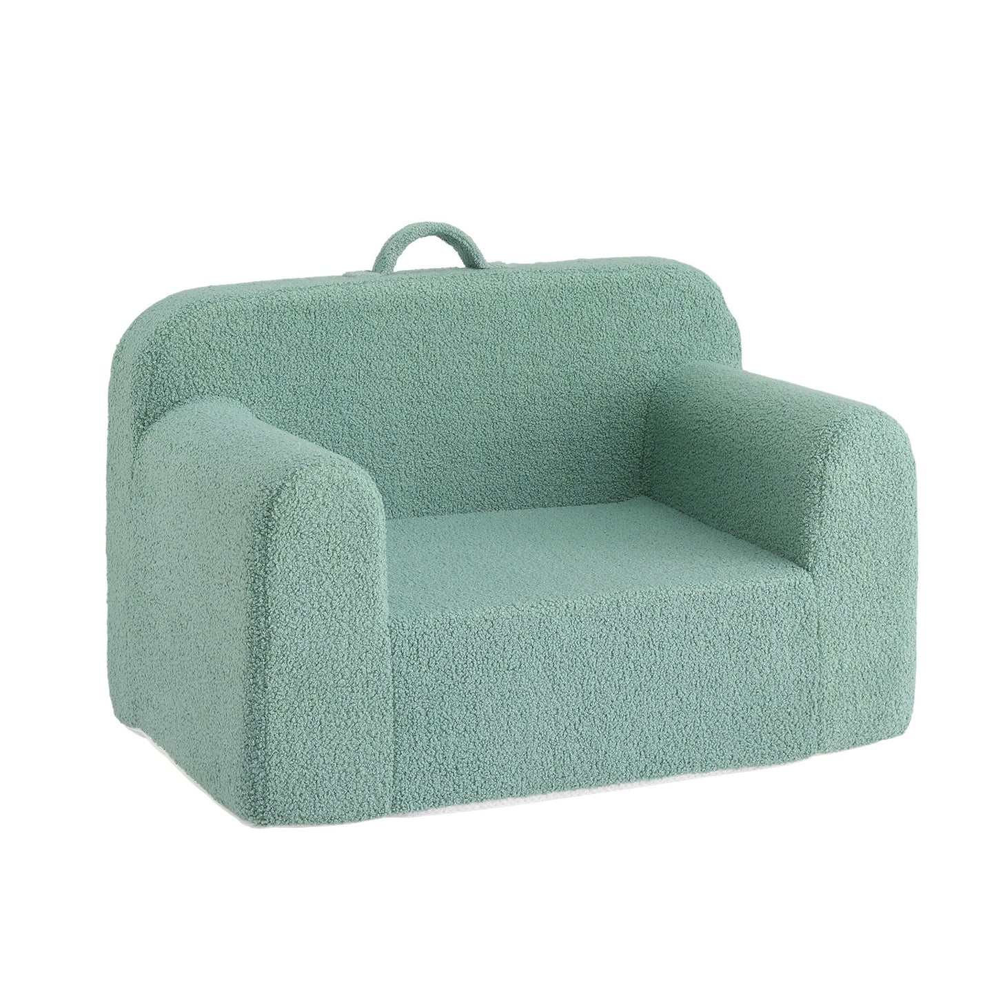 Mavis Sofa Foam Couch with Carry Handle - Mint Green
