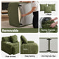 Marianne 3-Seater 300cm Modular Sofa Bed Comfort L-Shaped Sectional Boneless Couch - Green