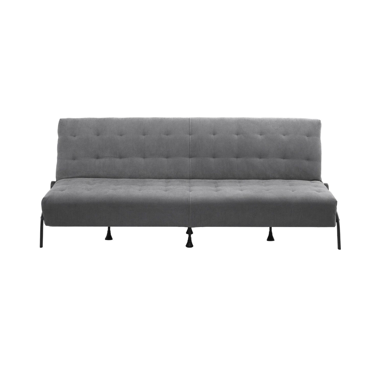 Marielle 3 Seater Sofa Bed, 1.9m Soft Innerspring Adjustable Couch Futon Chair - Grey