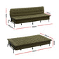 Marielle 3 Seater Sofa Bed, 1.9m Soft Innerspring Adjustable Couch Futon Chair - Green