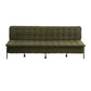 Marielle 3 Seater Sofa Bed, 1.9m Soft Innerspring Adjustable Couch Futon Chair - Green