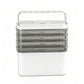 5 Tier Portable Storage Box Detachable with Handles Plastic Clear