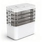 5 Tier Portable Storage Box Detachable with Handles Plastic Clear