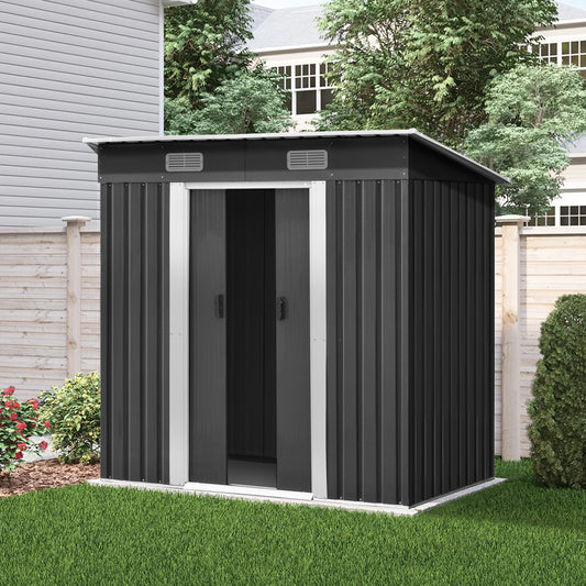 Garden Shed 1.94x1.21M Outdoor Storage Sheds Tool Workshop