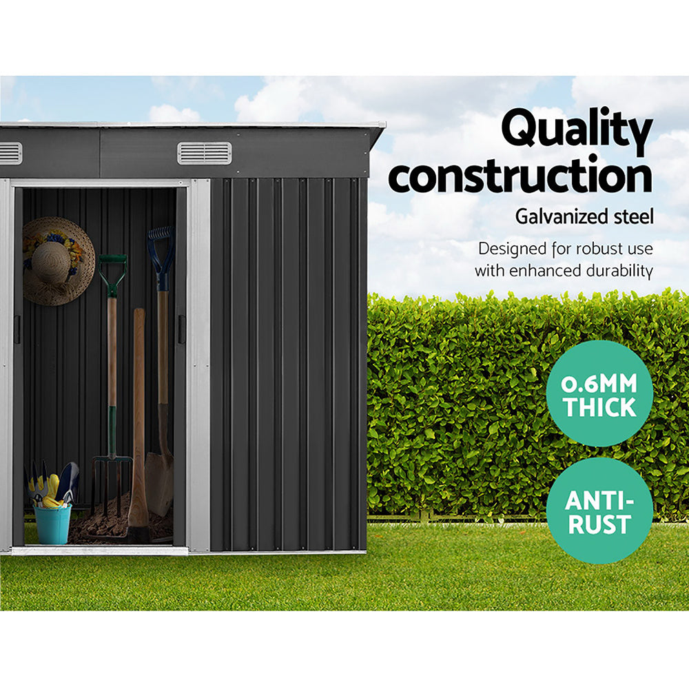 Garden Shed 2.38x1.31M Outdoor Storage Sheds Tool Workshop