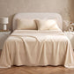 Double Sheet Set 150 GSM Anti-pilling Micro Flannel 4 Piece - Cream White