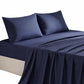 Double 500TC Cotton 4Pcs Sheet Set with 40cm Extra Deep Pocket - Navy Blue