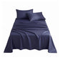 Single 500TC Cotton 4Pcs Sheet Set with 40cm Extra Deep Pocket - Navy Blue