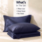Single 500TC Cotton 4Pcs Sheet Set with 40cm Extra Deep Pocket - Navy Blue
