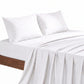 Double 500TC Cotton 4Pcs Sheet Set with 40cm Extra Deep Pocket - White