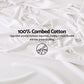 Single 500TC Cotton 4Pcs Sheet Set with 40cm Extra Deep Pocket - White