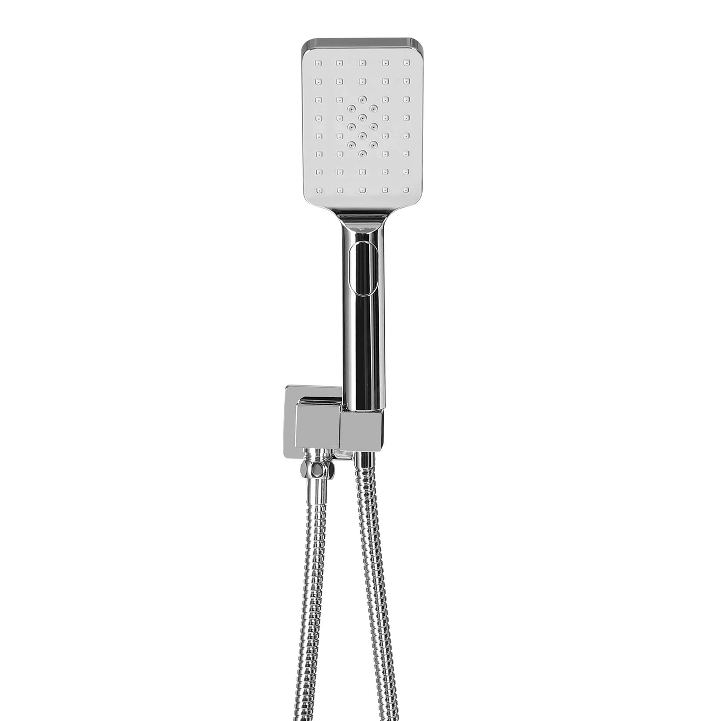 Handheld Shower Head Holder 3.1'' High Pressure - Silver