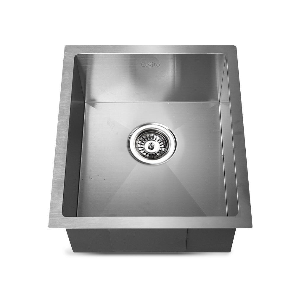 Kitchen Sink 45X39CM Stainless Steel Basin Single Bowl Laundry Silver