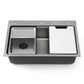 Kitchen Sink 304 Stainless Steel Bar Sink Millet Grain Water Basin Sink