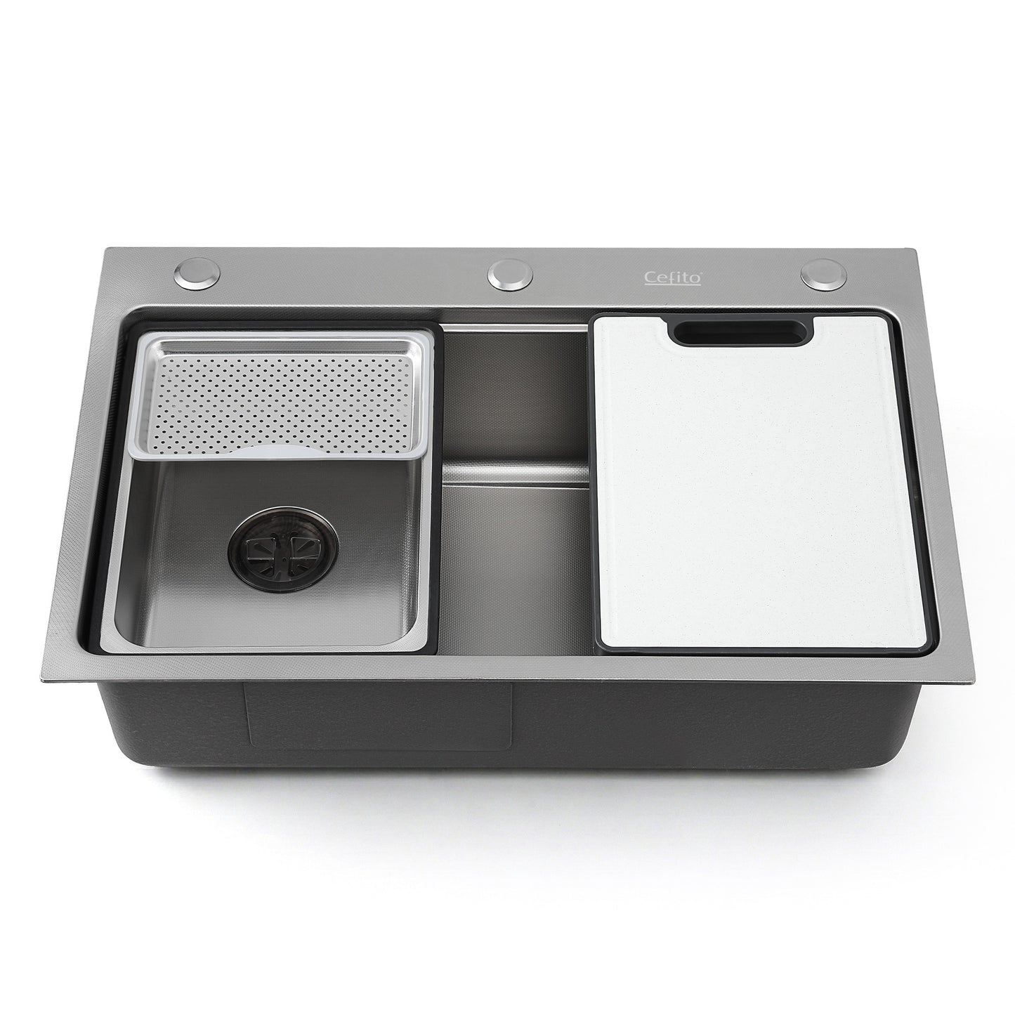 Kitchen Sink 304 Stainless Steel Bar Sink Millet Grain Water Basin Sink