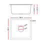 Kitchen Sink 38x38cm Granite Stone Sink Single Bowl White