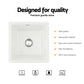 Kitchen Sink 38x38cm Granite Stone Sink Single Bowl White