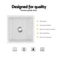 Kitchen Sink 45x45cm Granite Stone Sink Single Bowl White