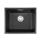 Kitchen Sink 55x45cm Granite Stone Sink Single Bowl Black