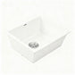 Kitchen Sink 55x45cm Granite Stone Sink Single Bowl White