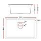 Kitchen Sink 70x45cm Granite Stone Sink Single Bowl White
