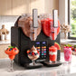 Devanti Slushie Machine 4L Dual Tanks Frozen Drink Ice Cream Maker