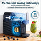 Devanti 1.8L Slushie Machine Maker Frozen Smoothies Milkshakes Black