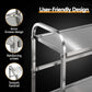 2-Tier Stainless Steel Kitchen Trolley with Wheels 84x56x98cm