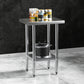 Stainless Steel Kitchen Benches Work Bench 610x457mm 430