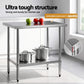 914x762mm Stainless Steel Kitchen Bench 430