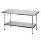 1524x762mm Stainless Steel Kitchen Bench 430