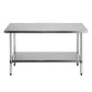 1524x762mm Stainless Steel Kitchen Bench 430